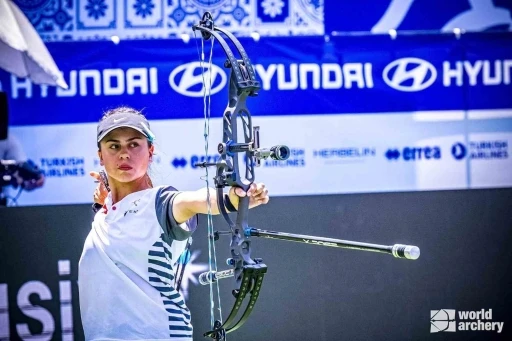 Muğlalı milli ok&ccedil;u Hazal Burun D&uuml;nya kupası finalinde

