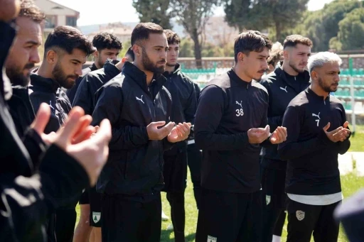 MUĞLASPOR, DUA EDİP ANTREMANA ÇIKTI