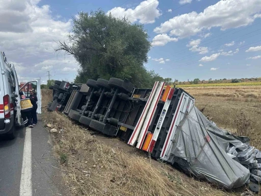 Muratlı&rsquo;da tır kazası
