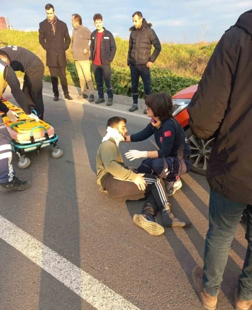 Muratlı&rsquo;da trafik kazası: 1 yaralı
