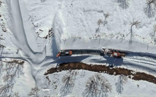 Muş ile Bitlis arasındaki kara yolu kar ve tipi nedeniyle ulaşıma kapatıldı
