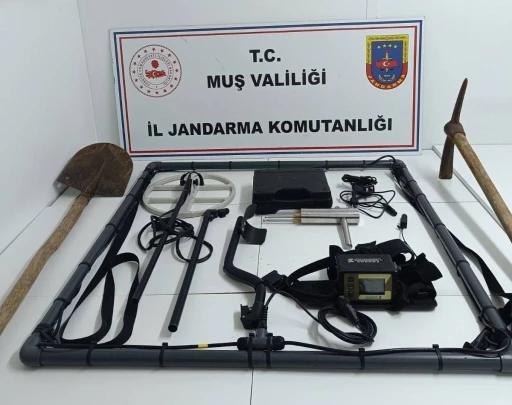 Muş’ta kaçak kazı operasyonu: 4 kişi gözaltına alındı
