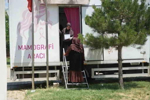 Muş&rsquo;ta mobil mamografi aracıyla k&ouml;y k&ouml;y &uuml;cretsiz kanser taraması yapılıyor
