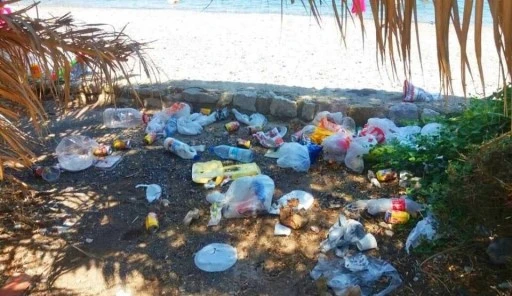 Bayram Sonrası Marmaris'te Çöp Şoku
