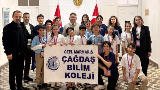 Marmarisli &ouml;ğrencilerinin b&uuml;y&uuml;k başarısına kaymakam Kaya'dan takdir&nbsp;