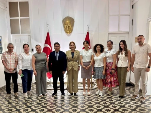 Marmaris&rsquo;in ilk kadın başsavcısı Fatmag&uuml;l Y&ouml;r&uuml;k&rsquo;ten veda ziyareti&nbsp;