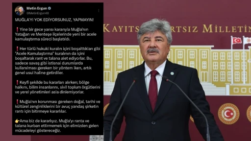 İYİ PARTİLİ ERGUN'DAN "ACELE KAMULAŞTIRMA"YA &nbsp;TEPKİ