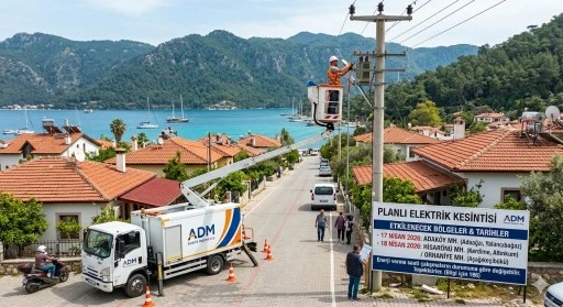MARMARİS&rsquo;TE PLANLI ELEKTRİK KESİNTİSİ: &Uuml;&Ccedil; MAHALLE ETKİLENECEK