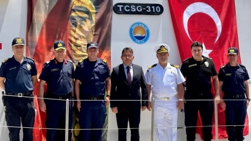 MARMARİS KAYMAKAMI NURULLAH KAYA TCSG 310 SAHİL GÜVENLİK BOTUNU ZİYARET ETTİ