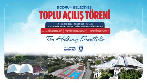 BODRUM &lsquo;DA 3 PROJE BİRDEN A&Ccedil;ILIYOR