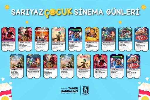 SARIYAZ ÇOCUK SİNEMA GÜNLERİ BAŞLIYOR