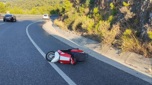 Marmaris yolunda motosiklet kazası s&uuml;r&uuml;c&uuml; hayatını kaybetti&nbsp;