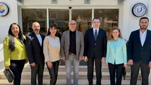 GETOB Y&Ouml;NETİMİ MUTLU AYHAN&rsquo;I MAKAMINDA ZİYARET ETTİ