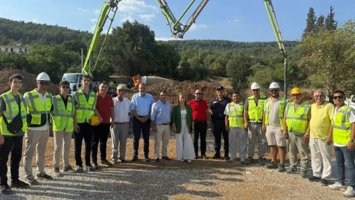 ÇETİBELİ ADLİYE LOJMANI TEMEL ATMA TÖRENİ YAPILDI   