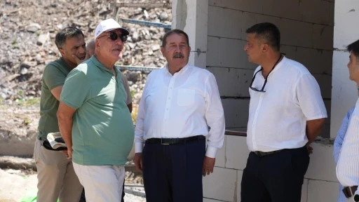 BAŞKAN FEVZİ TOPUZ G&Uuml;LL&Uuml;K&rsquo;TE &Ccedil;ALIŞMALARI İNCELEDİ