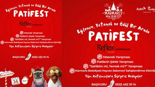 MARMARİS PATİFEST, YILBAŞI ÖNCESİ HAYVANSEVERLERİ BULUŞTURACAK