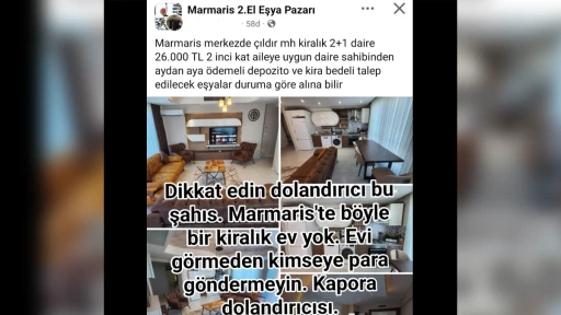 Sosyal medya üzerinden  emlak dolandırıcılığına karşı dikkat!