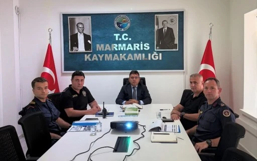 Marmaris’te asayiş ve güvenlik toplantısı yapıldı            