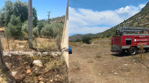 MARMARİS S&Ouml;Ğ&Uuml;T&rsquo;TE OTLUK ALAN YANGINI B&Uuml;Y&Uuml;MEDEN S&Ouml;ND&Uuml;R&Uuml;LD&Uuml;