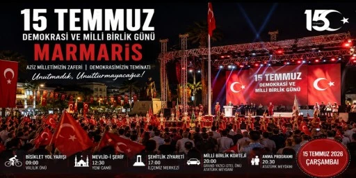 15 TEMMUZ MARMARİS PROGRAMI
