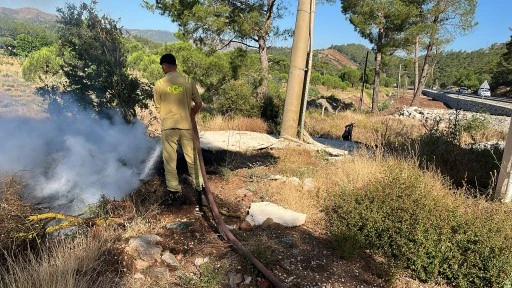 MARMARİS ASPARANDA &Ccedil;IKAN YANGINLAR KONTROL ALTINDA&nbsp;