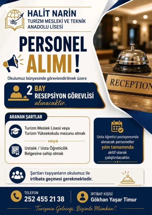 PERSONEL ALIMI DUYURUSU