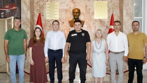 MARMARİS TİCARET ODASI’NDAN İLÇE EMNİYET MÜDÜRÜ SAMED SEYHAN’A ZİYARET