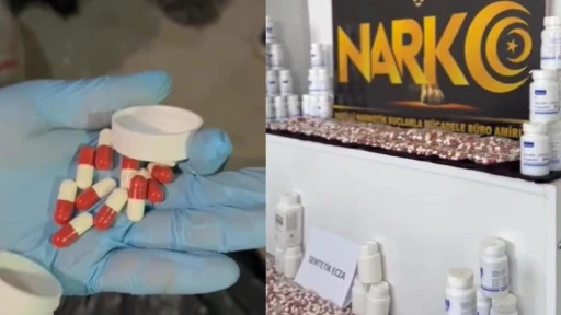 7 Bin Sentetik Ecza Hapı Ele Geçirildi!