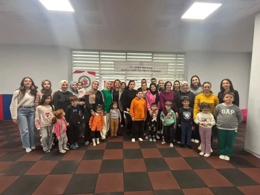Nazilli&rsquo;de anne ve &ccedil;ocuklara sağlıklı yaşam desteği
