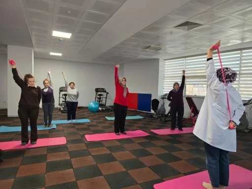 Nazilli&rsquo;de kadınlar g&uuml;ne sporla başlıyor
