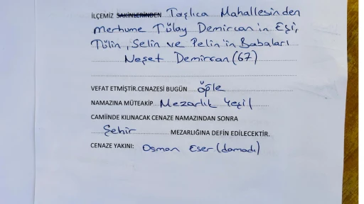 Neşet Demircan Son Yolculuğuna Uğurlanıyor