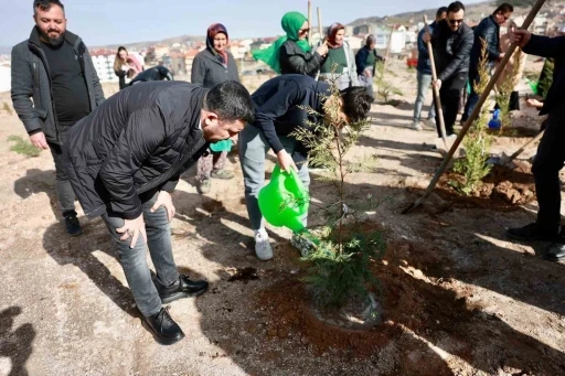 Nevşehir&rsquo;de binlerce fidan toplarla buluştu
