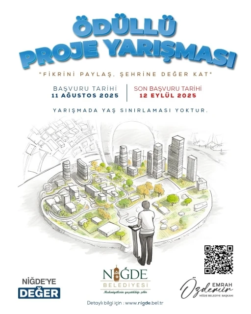 Niğde Belediyesi’nden ödüllü proje yarışması
