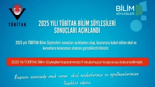 Niğde’de 9 okulda Bilim Söyleşileri gerçekleştirilecek
