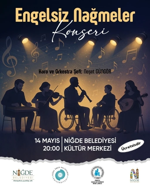 Niğde’de Engelsiz Nağmeler konseri
