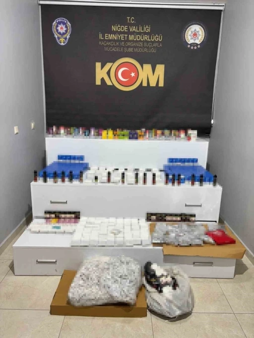 Niğde&rsquo;de ka&ccedil;ak t&uuml;t&uuml;n operasyonunda 2 g&ouml;zaltı

