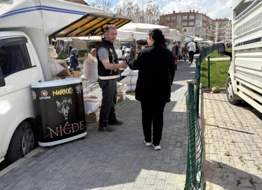 Niğde&rsquo;de narkotik ekiplerinden bilgilendirme &ccedil;alışması
