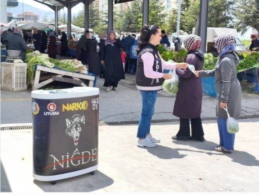 Niğde&rsquo;de uyuşturucuyla m&uuml;cadele kapsamında bin 406 vatandaşa bilgilendirme
