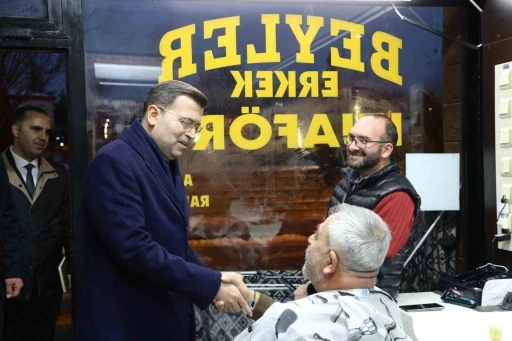 Niğde Valisi Akmeşe&rsquo;den ilk g&uuml;n esnaf ziyareti
