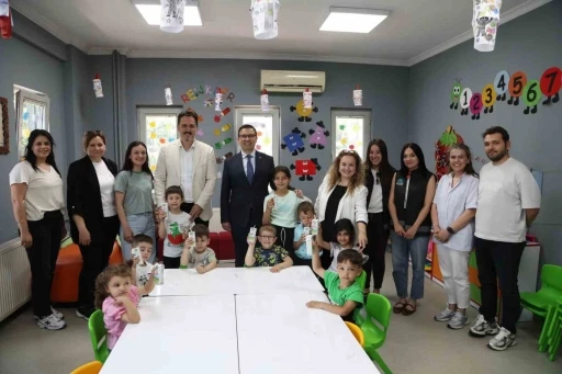 Nil&uuml;fer Belediyesi &ccedil;ocukların s&uuml;t t&uuml;ketimini destekliyor

