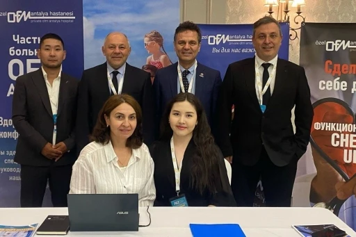 OFM Hastanesi, Kazakistan’daki sağlık fuarında Türkiye’yi temsil etti
