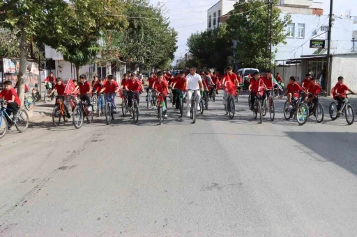 Öğrenciler Gazze için pedal çevirdi
