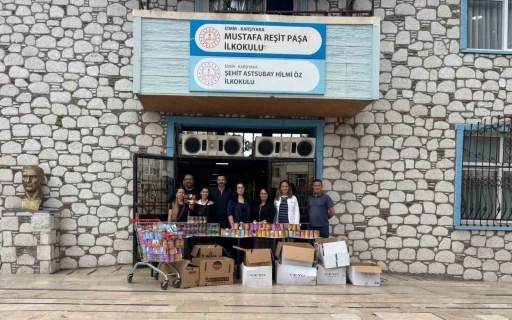 Öğrenciler, tedavi gören kediler için 2 bin kutu mama topladı

