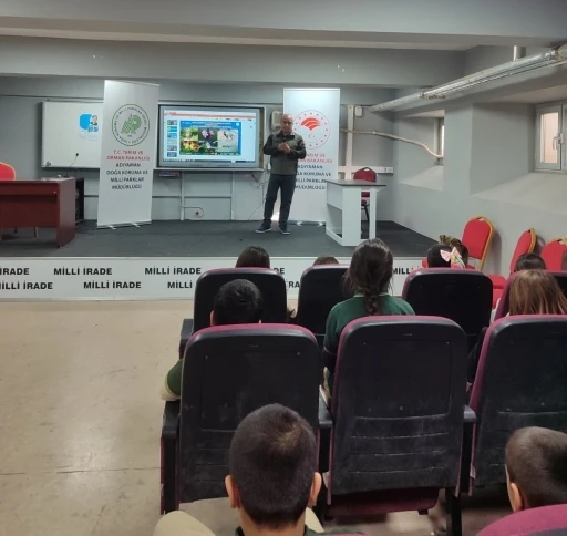 &Ouml;ğrencilere biyo&ccedil;eşitlilik ve doğa bilinci eğitimi verildi
