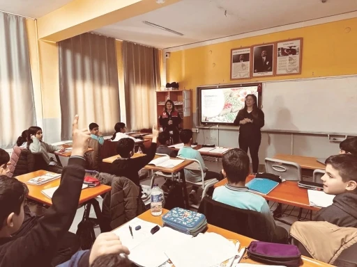 &Ouml;ğrencilere gıda g&uuml;venliği ve iyi tarım eğitimi verildi
