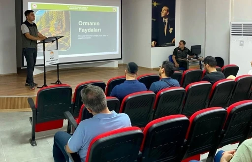 &Ouml;ğretmenlere yangın farkındalık eğitimi
