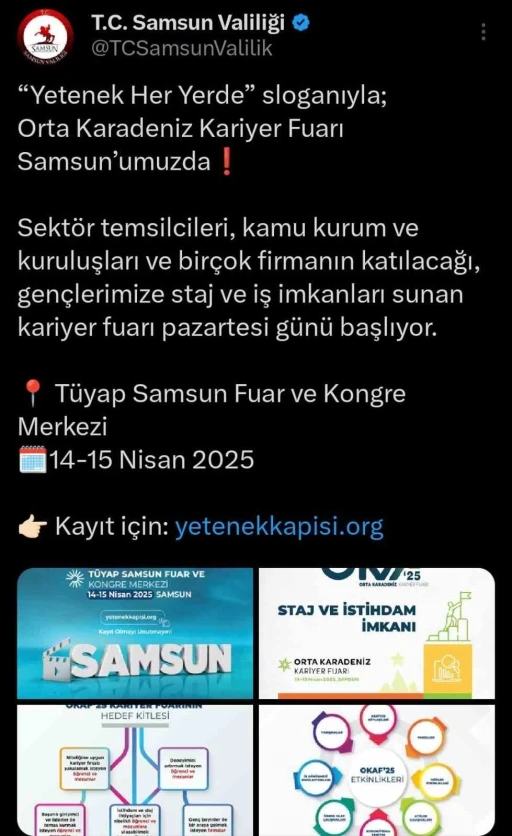 OKAF, Samsunlular ile buluşuyor
