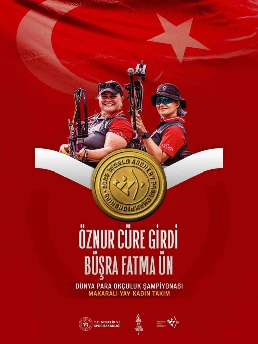 Okçulukta Makaralı Yay Kadın Takımı dünya şampiyonu
