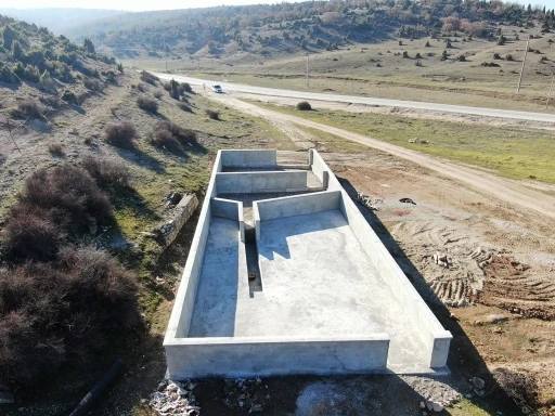 Oklubalı Mahallesi&rsquo;ne modern koyun yıkama alanı
