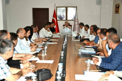 Okul müdürleriyle aylık koordinasyon toplantısı yapıldı
